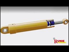 Structural breakdown of hydraulic cylinder