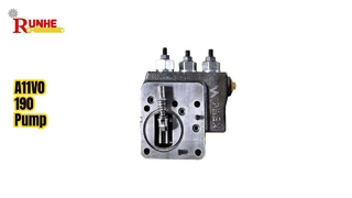 A11VO190 pump product showcase with matching control valve