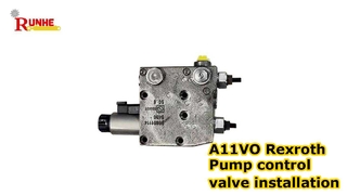 A11VO series pump control valve installation video