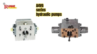 Product showcase of A4VG180 hydraulic pump compatible with hydraulic servo valves
