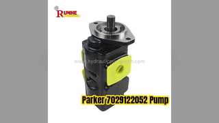 Parker 7029122052 hydraulic double gear pump
